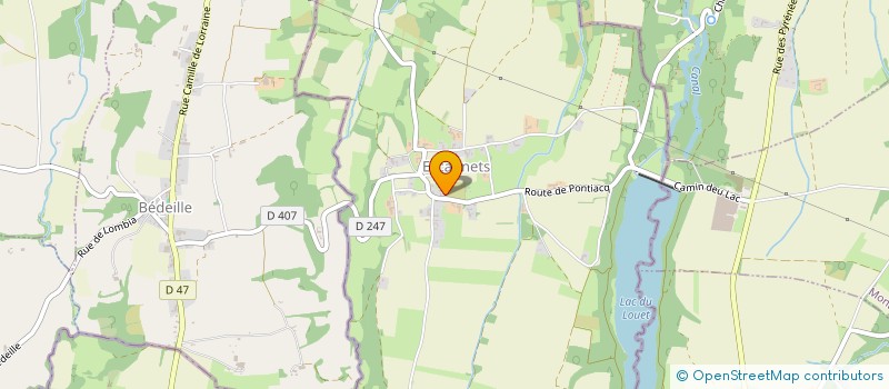 localisation de l'entreprise ASSOCIATION FONCIERE DE REMEMBREMENT D'ESCAUNETS  ESCAUNETS