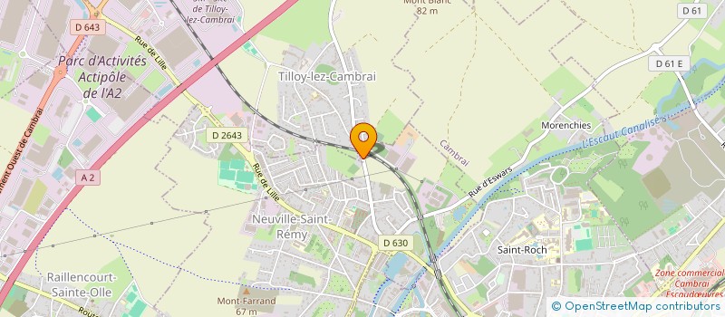 localisation de l'entreprise ASSOCIATION FONCIERE DE REMEMBREMENT DE BANTIGNY  BANTIGNY