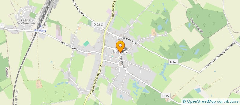 localisation de l'entreprise ASSOCIATION FONCIERE DE REMEMBREMENT DE BUSIGNY à BUSIGNY