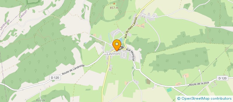 localisation de l'entreprise ASSOCIATION FONCIERE DE REMEMBREMENT DE LAVIRON  LAVIRON