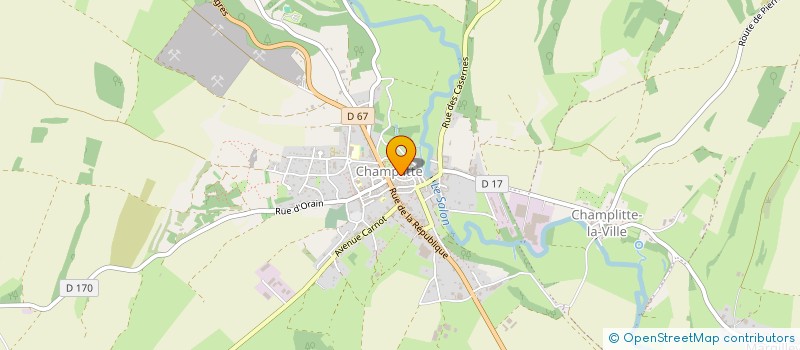 localisation de l'entreprise ASSOCIATION FONCIERE DE REMEMBREMENT DE MARGILLEY à CHAMPLITTE