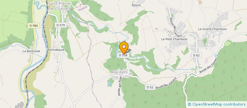 localisation de l'entreprise ASSOCIATION FONCIERE DE REMEMBREMENT DE MAZAYES  MAZAYE