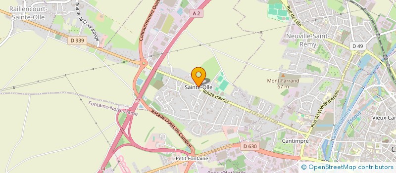 localisation de l'entreprise ASSOCIATION FONCIERE DE REMEMBREMENT DE RAILLENCOURT SAINTE OLLE à RAILLENCOURT-SAINTE-OLLE