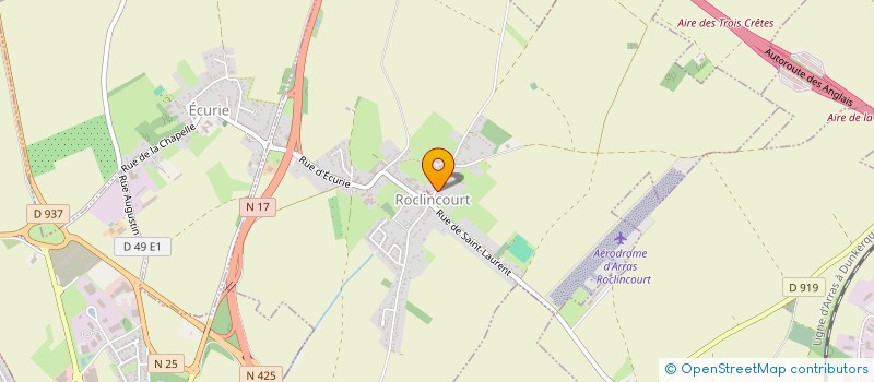 localisation de l'entreprise ASSOCIATION FONCIERE DE REMEMBREMENT DE ROCLINCOURT  ROCLINCOURT