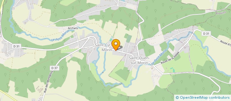 localisation de l'entreprise ASSOCIATION FONCIERE DE REMEMBREMENT DE ST CYR SUR MORIN à SAINT-CYR-SUR-MORIN