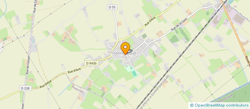 localisation de l'entreprise ASSOCIATION FONCIERE DE REMEMBREMENT DE STEENBECQUE  STEENBECQUE