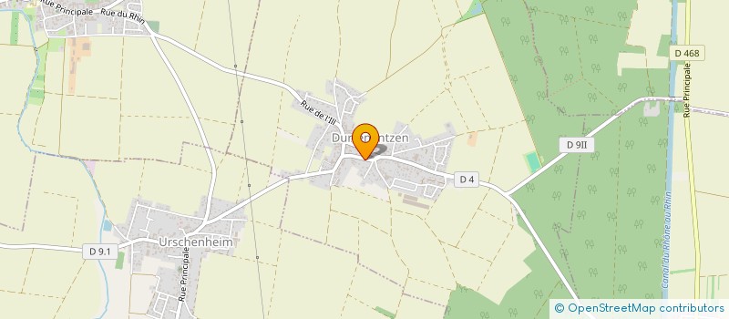 localisation de l'entreprise ASSOCIATION FONCIERE DE REMEMBREMENT DE URSCHENHEIM  URSCHENHEIM