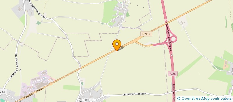 localisation de l'entreprise ASSOCIATION FONCIERE DE REMEMBREMENT DE VILLERS PLOUICH  VILLERS-PLOUICH