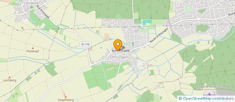 localisation de l'entreprise ASSOCIATION FONCIERE DE REMEMBREMENT INTERCOMMUNALE DE LA MODER-AMONT  OHLUNGEN