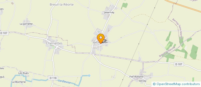 localisation de l'entreprise ASSOCIATION FONCIERE DE REMEMBREMENT N2 DE BREUIL  BREUIL-LA-REORTE