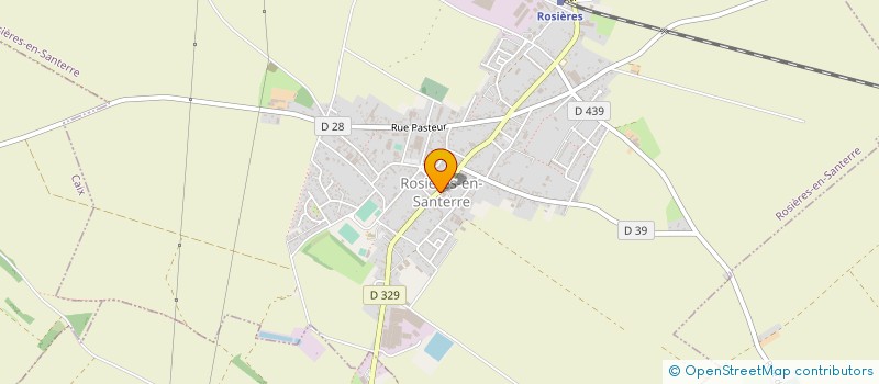 localisation de l'entreprise ASSOCIATION FONCIERE DE REMEMBREMENTT à ROSIERES-EN-SANTERRE