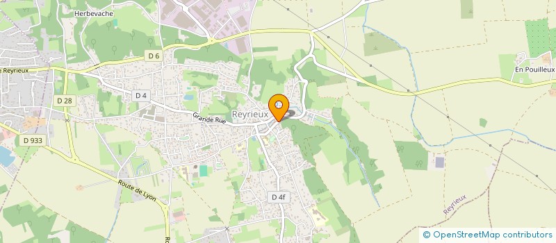 localisation de l'entreprise ASSOCIATION FONCIERE DE REYRIEUX à REYRIEUX