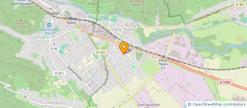 localisation de l'entreprise ASSOCIATION FONCIERE DE RODEREN  RODEREN