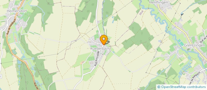 localisation de l'entreprise ASSOCIATION FONCIERE DE RUEDERBACH  RUEDERBACH