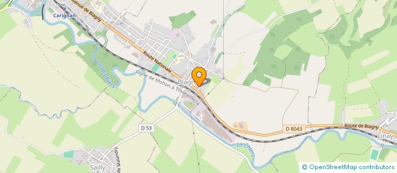 localisation de l'entreprise ASSOCIATION FONCIERE DE SACHY  SACHY