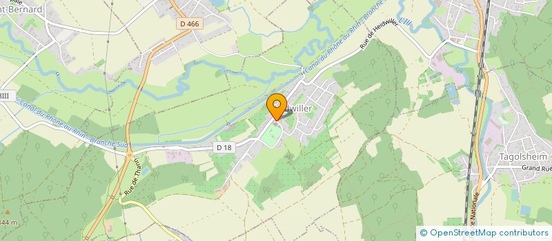 localisation de l'entreprise ASSOCIATION FONCIERE DE SAINT BERNARD  SAINT-BERNARD