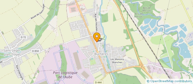 localisation de l'entreprise ASSOCIATION FONCIERE DE SAINT THIBAULT  SAINT-THIBAULT