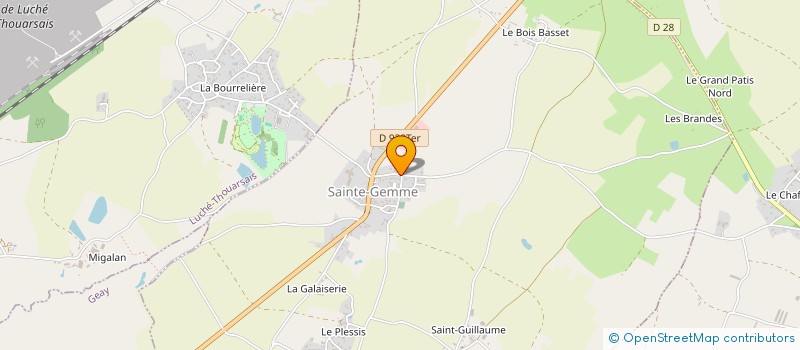 localisation de l'entreprise ASSOCIATION FONCIERE DE SAINT VARENT à SAINT-VARENT