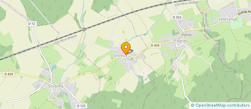 localisation de l'entreprise ASSOCIATION FONCIERE DE SALIGNEY  SALIGNEY