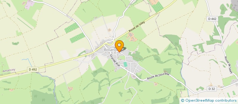 localisation de l'entreprise ASSOCIATION FONCIERE DE SILLEY AMANCEY  SILLEY-AMANCEY