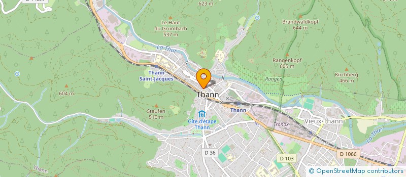 localisation de l'entreprise ASSOCIATION FONCIERE DE THANN à THANN
