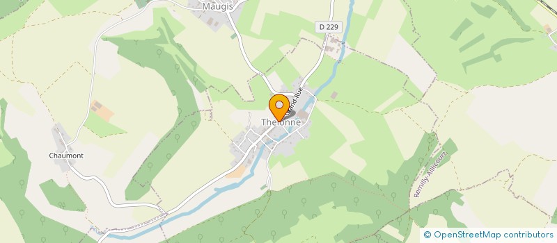 localisation de l'entreprise ASSOCIATION FONCIERE DE THELONNE  THELONNE