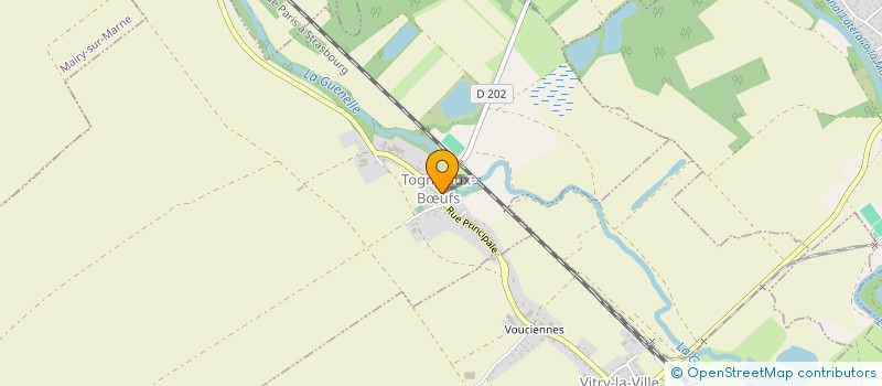 localisation de l'entreprise ASSOCIATION FONCIERE DE TOGNY-AUX-BOEUFS  TOGNY-AUX-BUFS