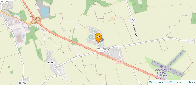 localisation de l'entreprise ASSOCIATION FONCIERE DE VAUCLERC  VAUCLERC