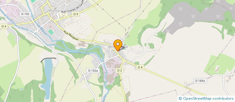localisation de l'entreprise ASSOCIATION FONCIERE DE VAUX SUR BLAISE à VAUX-SUR-BLAISE