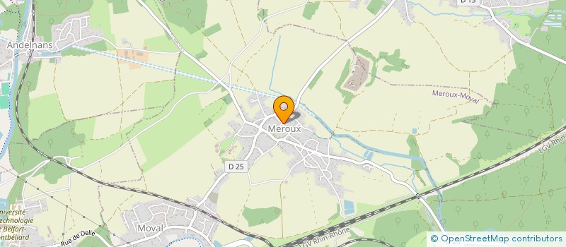 localisation de l'entreprise ASSOCIATION FONCIERE DE VEZELOIS à VEZELOIS