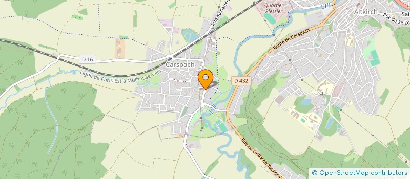 localisation de l'entreprise ASSOCIATION FONCIERE DE WAHLBACH  WAHLBACH