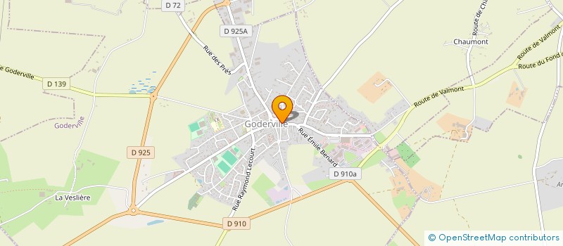 localisation de l'entreprise ASSOCIATION FONCIERE GODERVILLE OUEST à GODERVILLE