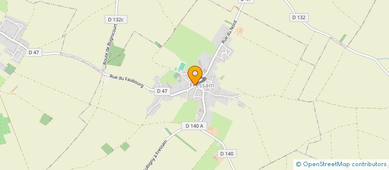 localisation de l'entreprise ASSOCIATION FONCIERE INTERCOMMUNALE DE REMEMBREMENT DE FRESSAIN ET AUBIGNY AU BAC  FRESSAIN