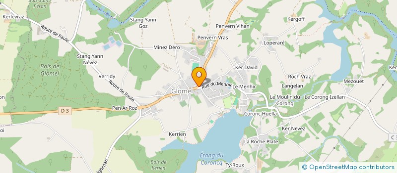 localisation de l'entreprise ASSOCIATION FONCIERE N° 2 à GLOMEL