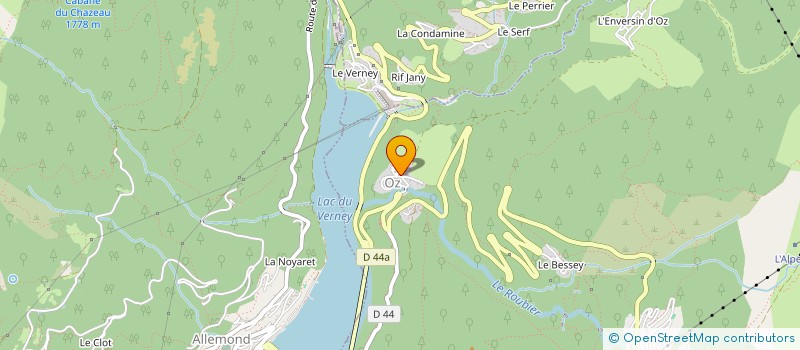 localisation de l'entreprise ASSOCIATION FONCIERE PASTORALE  VILLARD-RECULAS