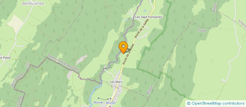 localisation de l'entreprise ASSOCIATION FONCIERE PASTORALE ALPAGES SOUS CHALAM  CHEZERY-FORENS