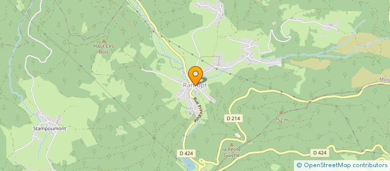 localisation de l'entreprise ASSOCIATION FONCIERE PASTORALE AUTORISE DE LA RANRUPTOISE  RANRUPT