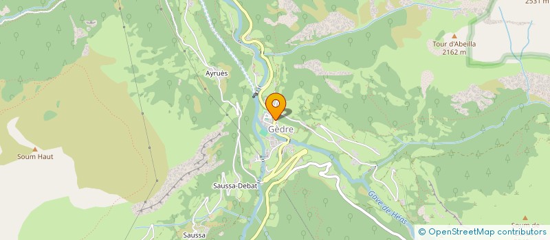 localisation de l'entreprise ASSOCIATION FONCIERE PASTORALE AUTORISEE DE COUMELY DE GEDRE à GAVARNIE-GEDRE