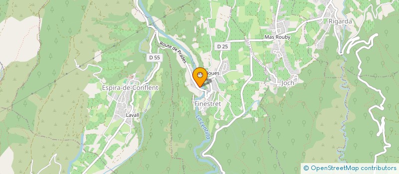 localisation de l'entreprise ASSOCIATION FONCIERE PASTORALE AUTORISEE DE FINESTRET  FINESTRET