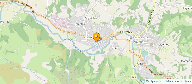 localisation de l'entreprise ASSOCIATION FONCIERE PASTORALE AUTORISEE DE LARRUN  SARE