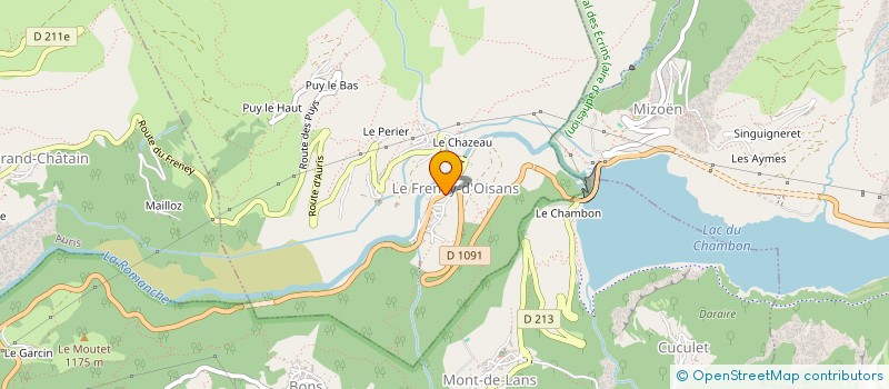 localisation de l'entreprise ASSOCIATION FONCIERE PASTORALE AUTORISEE DE SARENNES à LE FRENEY-D'OISANS