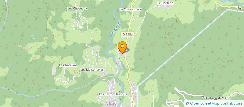 localisation de l'entreprise ASSOCIATION FONCIERE PASTORALE DU CORMET DE ROSELEND à BEAUFORT