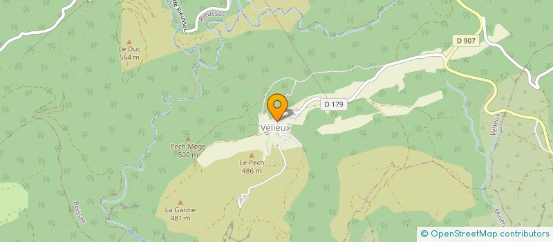 localisation de l'entreprise ASSOCIATION FONCIERE PASTORALE LIBRE DE RIEUSSEC  RIEUSSEC