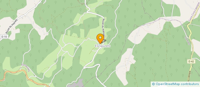 localisation de l'entreprise ASSOCIATION FONCIERE PASTORALE LIBRE LES CLAUZELS  ESCLAUZELS