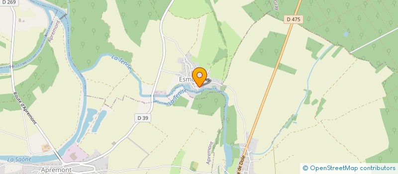 localisation de l'entreprise ASSOCIATION FONCIERE REMEMB ESMOULINS  ESMOULINS