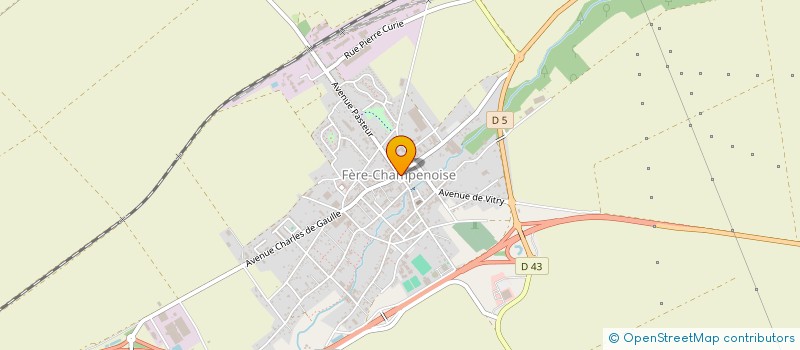 localisation de l'entreprise ASSOCIATION FONCIERE RN4 FERE CHAMPENOISE à FERE-CHAMPENOISE
