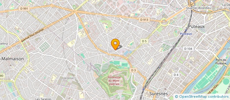 localisation de l'entreprise ASSOCIATION FONCIERE SOCIALE  NANTERRE