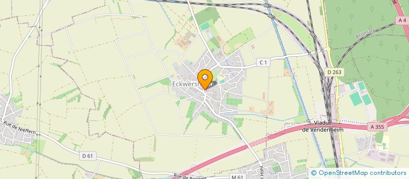localisation de l'entreprise ASSOCIATION FONCIERE URBAINE à ECKWERSHEIM