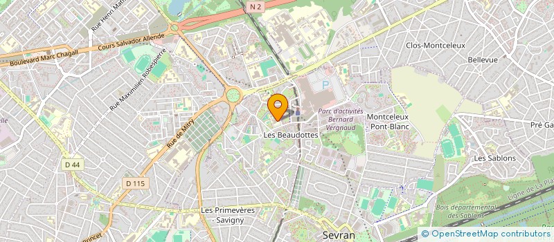 localisation de l'entreprise ASSOCIATION FONCIERE URBAINE à SEVRAN