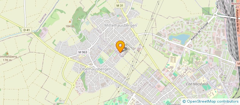 localisation de l'entreprise ASSOCIATION FONCIERE URBAINE AUTORISEE  MITTELHAUSBERGEN